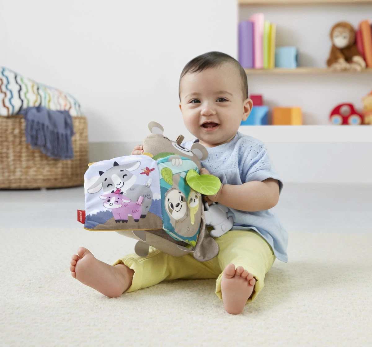 Fisher Price Fisher-Price Knuffelbaar Activiteiten Boekje Baby - Baby Speelgoed 12 Fisher Price Fisher-Price Knuffelbaar Activiteiten Boekje Baby - Baby Speelgoed - Afbeelding 10