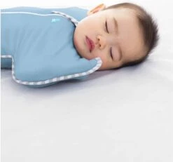 Love To Dream™ Babyslaapzak Swaddle Up™ - Inbakeren - Baby 3-6 Maanden - 6-8.5 Kg - All Season - Oud Blauw -Baby Peuter Winkel 1200x1123 6