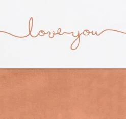 Jollein Baby Laken Wieg 75x100cm Love You - Caramel -Baby Peuter Winkel 1200x1132 3