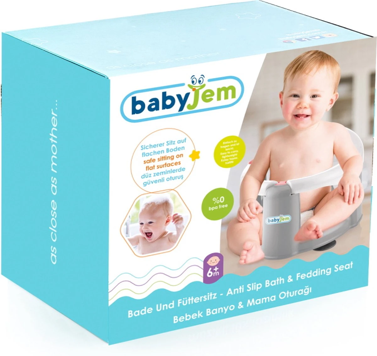 Babyjem Easy Rood Anti-slip Badring 751 7 Babyjem Easy Rood Anti-slip Badring 751 - Afbeelding 5