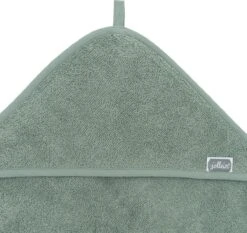 Jollein Badcape Badstof 75x75cm - Ash Green 20 Jollein Badcape Badstof 75x75cm - Ash Green -Baby Peuter Winkel 1200x1133 4
