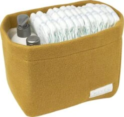 Meyco Commodemand Small Knit Basic - Honey Gold - 21x16xh16cm