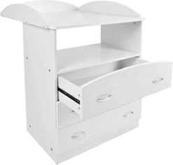 GoodVibes - Ruime Babycommode Met 3 Grote Laden En Compartiment - 85x71x96 Cm - Wit 16 GoodVibes - Ruime Babycommode Met 3 Grote Laden En Compartiment - 85x71x96 Cm - Wit -Baby Peuter Winkel 1200x1145