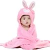 Multifunctionele Baby Fleecedeken Met Capuchon Konijn | Badcape Baby En Peuters | Deken Kinderen | Wikkeldeken | Dekentje Baby & Peuter 0-3 Jaar | Babydeken | Kraamcadeau | Babycape | Fleece Deken | Kraam | Maxi Cosi Deken | Dier | Roze| Meisje -Baby Peuter Winkel 1200x1148 2