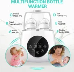Merkloos Flessenwarmer - Flessenwarmer Onderweg - Verwarming - Baby Bottle Warmer [UPGRADE] -Baby Peuter Winkel 1200x1156 23
