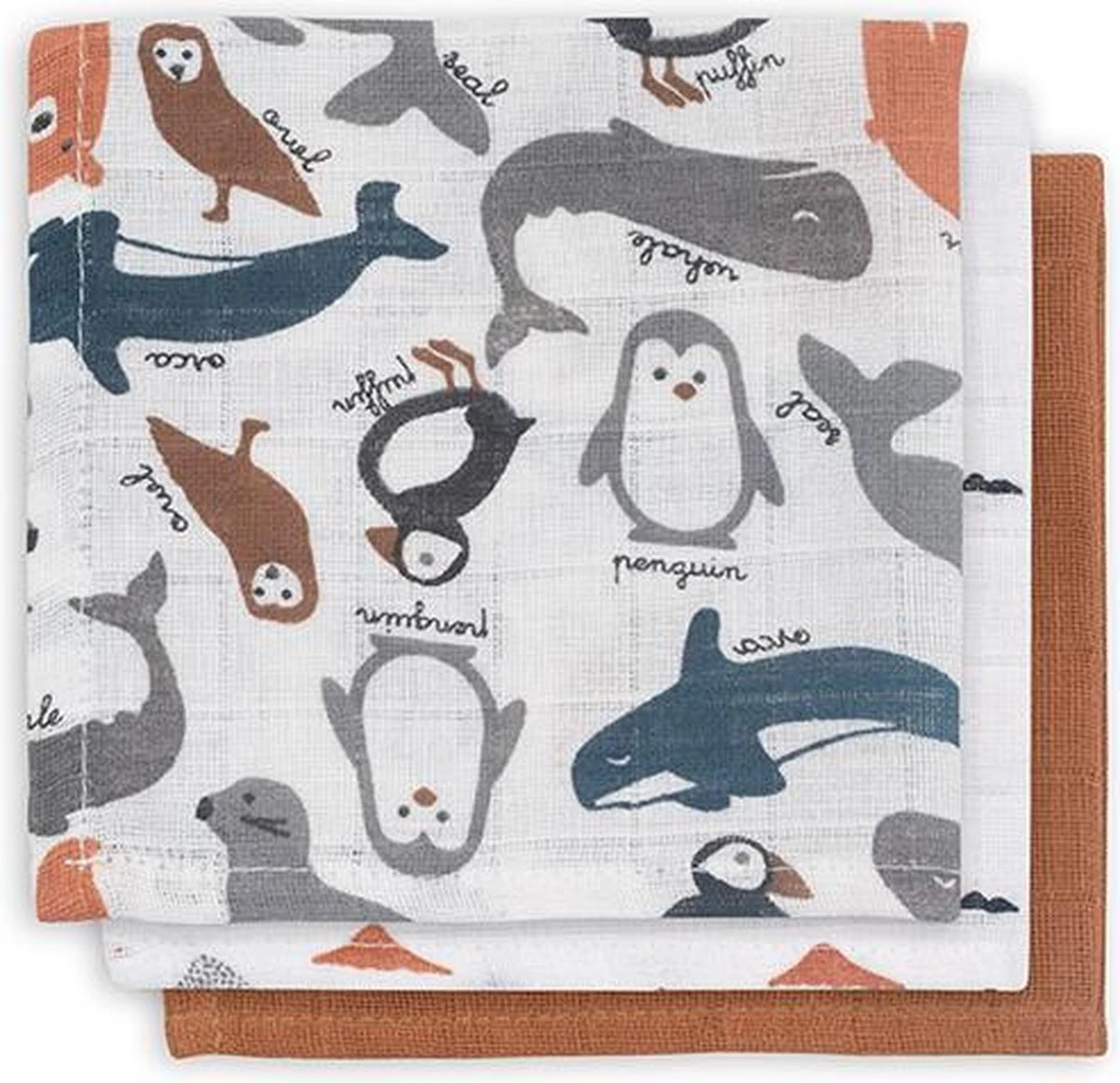 Jollein Baby Hydrofiel Washandje Polar - 3 Stuks 11 Jollein Baby Hydrofiel Washandje Polar - 3 Stuks - Afbeelding 10