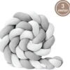 Bedbumper - Bedomrander - Bedbumper Ledikant - Bedbumper Gevlochten - Boxomrander - Babykamer Accessoires - 3 Meter - Katoen - Grijs/wit 2 Bedbumper - Bedomrander - Bedbumper Ledikant - Bedbumper Gevlochten - Boxomrander - Babykamer Accessoires - 3 Meter - Katoen - Grijs/wit -Baby Peuter Winkel 1200x1163 5