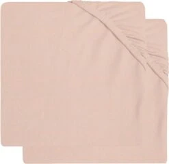 Jollein Baby Hoeslaken Boxmatras Jersey 75x95cm - Pale Pink - 2 Stuks -Baby Peuter Winkel 1200x1164 2
