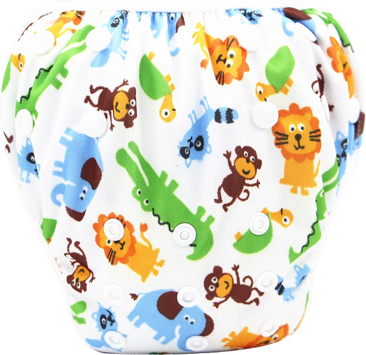 RAMBUX® - Zwemluier - Krokodil - Wasbaar & Verstelbaar - Zwembroek Voor Zwembad - Zwemshort Baby & Peuter - 3-15 KG - 0-3 Jaar 3 RAMBUX® - Zwemluier - Krokodil - Wasbaar & Verstelbaar - Zwembroek Voor Zwembad - Zwemshort Baby & Peuter - 3-15 KG - 0-3 Jaar