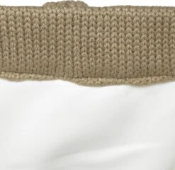 Meyco Commodemand Medium Knots - Taupe - 26x19xh16cm -Baby Peuter Winkel 1200x1167 15