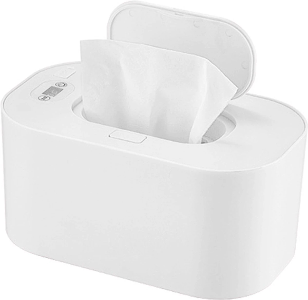 Deluqse Billendoekjes Verwarmer - Wit - Billendoekjesdoos - Lotiondoekjes - Temperatuur Instelbaar 3 Deluqse Billendoekjes Verwarmer - Wit - Billendoekjesdoos - Lotiondoekjes - Temperatuur Instelbaar