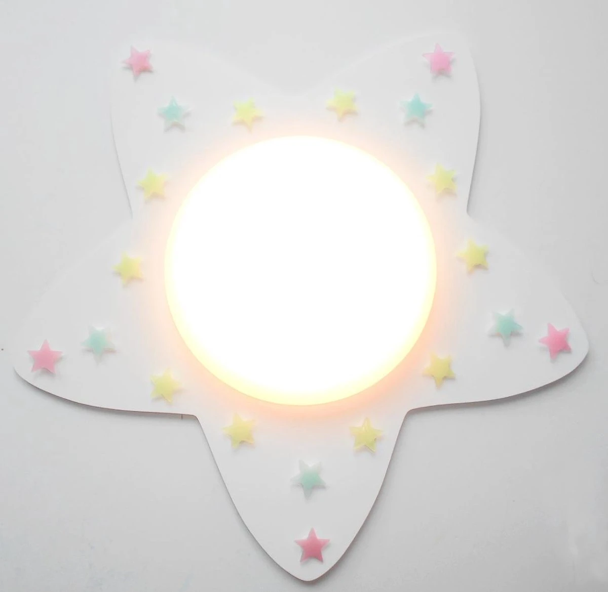 Funnylight Baby En Kinder LED Lamp Ster Wit Met Multicolour Sterren - Trendy Plafonniere Voor De Jongens En Meisjes Slaapkamer 3 Funnylight Baby En Kinder LED Lamp Ster Wit Met Multicolour Sterren - Trendy Plafonniere Voor De Jongens En Meisjes Slaapkamer