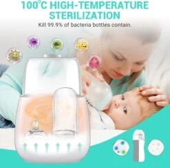 Merkloos Flessenwarmer - Flessenwarmer Onderweg - Verwarming - Baby Bottle Warmer [UPGRADE] -Baby Peuter Winkel 1200x1179 15