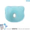 Baby Kussen Plat Hoofd - Slaapondersteuning Hoofdkussen - 0-12 Maanden - Orthopedisch - Inclusief E-book & Bestekset - Kraampakket - Kraamcadeau - Blauw -Baby Peuter Winkel 1200x1180 6