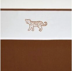 Meyco Ledikant Laken Cheetah Animal - 100x150cm - Camel -Baby Peuter Winkel 1200x1187 3