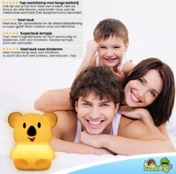 Kadoing Koala Nachtlamp (Groot) - Met TAP-ON & Afstandsbediening - Oplaadbaar - LED Lamp - Gender Reveal - Babyshower - Kraamcadeau - Baby - Babykamer - Verjaardag Kinderen - Bedlamp - Kinderspeelgoed - Speelgoed Cadeau - Premium Kinderlamp -Baby Peuter Winkel 1200x1191 20