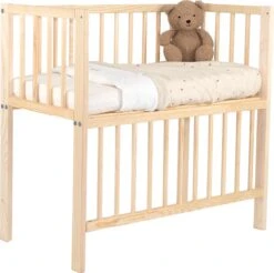 Colorfull Home - Wieg - Co-Sleeper - Aanschuifwieg - 40x80 Cm - Naturel -Baby Peuter Winkel 1200x1194 10