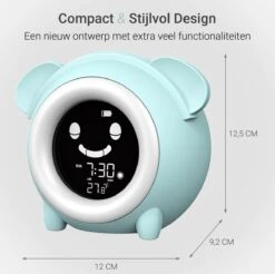 Merkloos Slaaptrainer Met Nachtlampje - Kinderwekker Wake Up Light - Nachtlampje Met Slaapmuziek -Baby Peuter Winkel 1200x1197 23