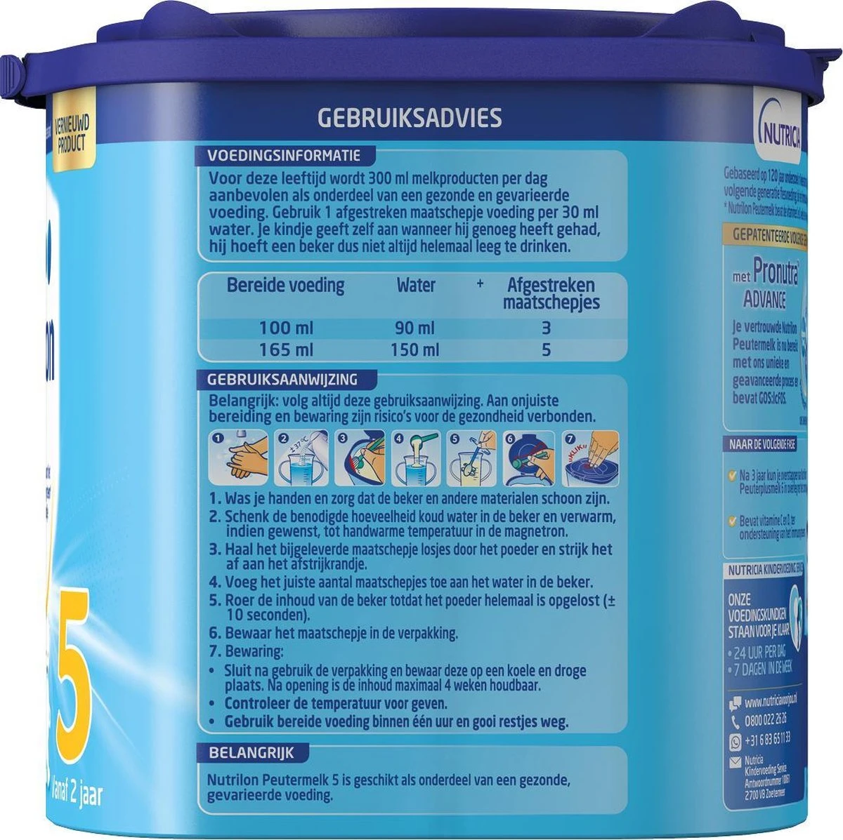 Nutrilon 5 Peuter Groeimelk Vanille Poeder 2 X 400 Gram 12 Nutrilon 5 Peuter Groeimelk Vanille Poeder 2 X 400 Gram - Afbeelding 10