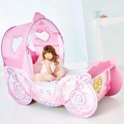 Disney Princess - Koetsbed - Met Led Verlichting - Roze -Baby Peuter Winkel 1200x1199 21