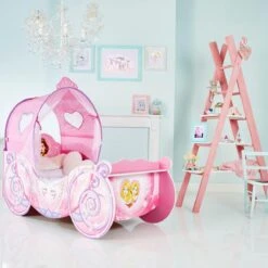 Disney Princess - Koetsbed - Met Led Verlichting - Roze -Baby Peuter Winkel 1200x1199 22