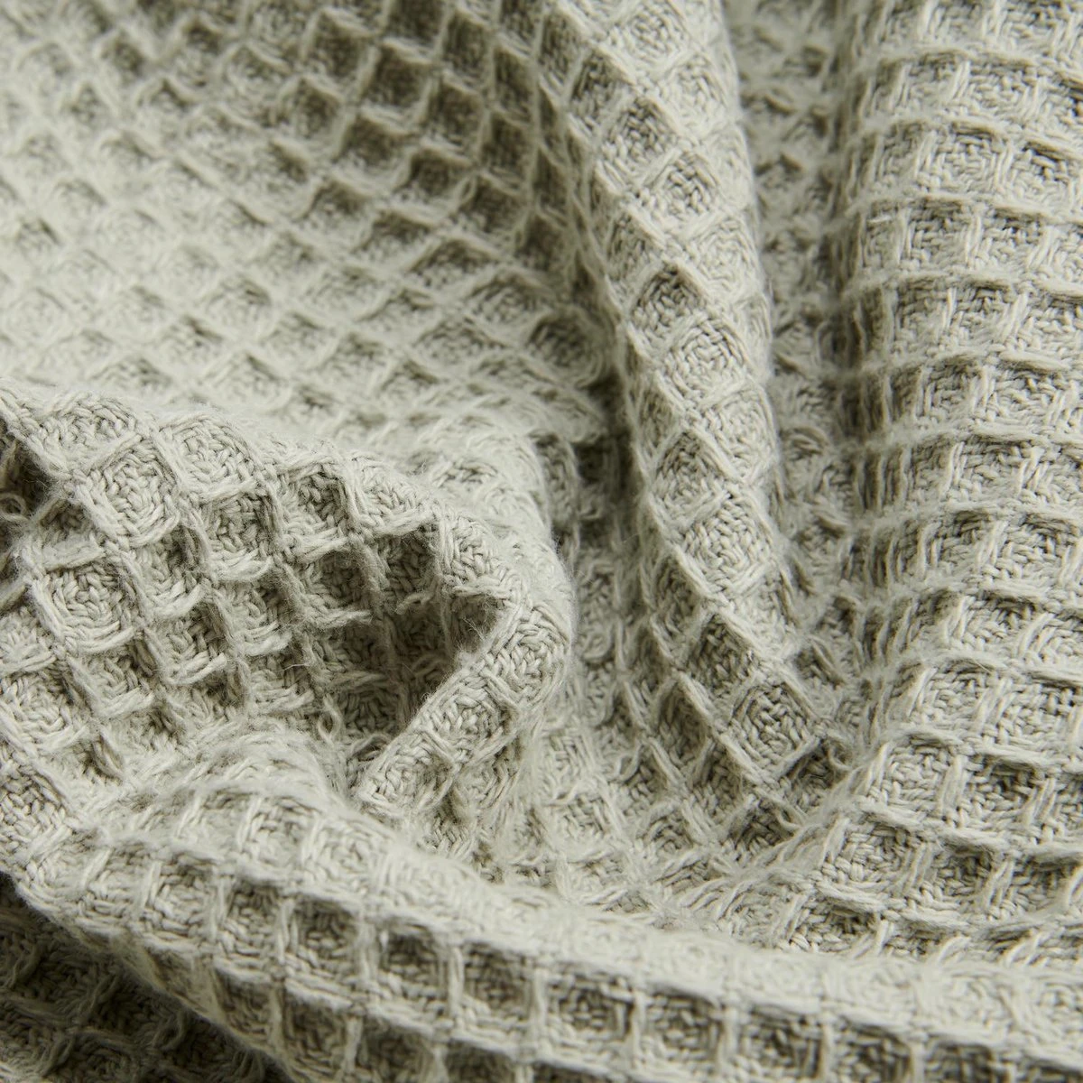 Damminga Wafel Ledikant Deken - Grijs - 100x150cm 4 Damminga Wafel Ledikant Deken - Grijs - 100x150cm - Afbeelding 2