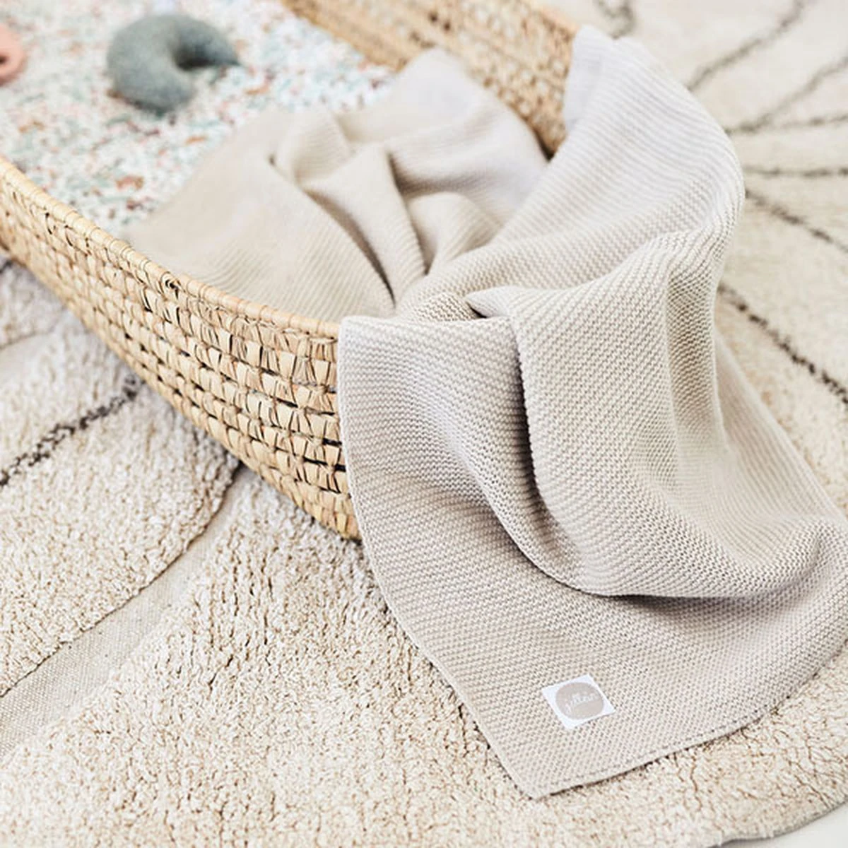 Jollein Baby Deken Wieg 75x100cm - Nougat 15 Jollein Baby Deken Wieg 75x100cm - Nougat - Afbeelding 13