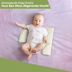 Novalits - Orthopedisch Baby Zijslaapkussen Met Traagschuim En Anti-Allergene Bamboe Microvezel Stof Om Een Plat Hoofd Tegen Te Gaan - Zijligkussen Voor Peuter - Babykussen Zijligging - Rolkussen - Steunkussen - Slaapondersteuning -Baby Peuter Winkel 1200x1200 1199