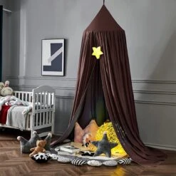 Deryan Baby Klamboe Vintage 245cm - Kinderklamboe - Hemeltje - Chestnut -Baby Peuter Winkel 1200x1200 1292