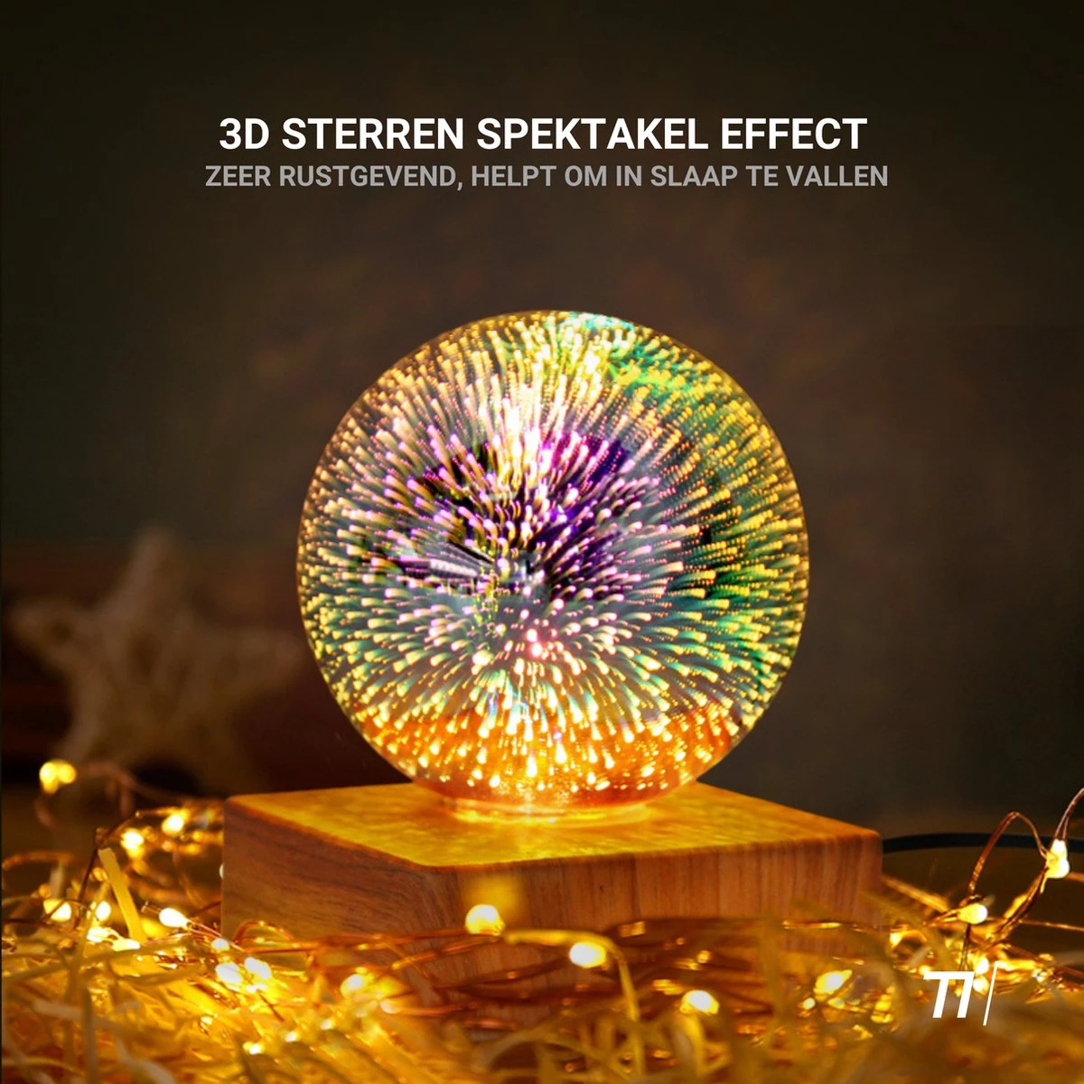 TIKKENS® Sterrenlamp 3D Nachtlamp Voor Kinderen & Baby - USB Aansluiting - Tafellamp Voor Slaapkamer - Nachtlampje - Nachtlamp - LED - Verlichting - Babykamer Nachtlampjes - Nachtlampjes 5 TIKKENS® Sterrenlamp 3D Nachtlamp Voor Kinderen & Baby - USB Aansluiting - Tafellamp Voor Slaapkamer - Nachtlampje - Nachtlamp - LED - Verlichting - Babykamer Nachtlampjes - Nachtlampjes - Afbeelding 3