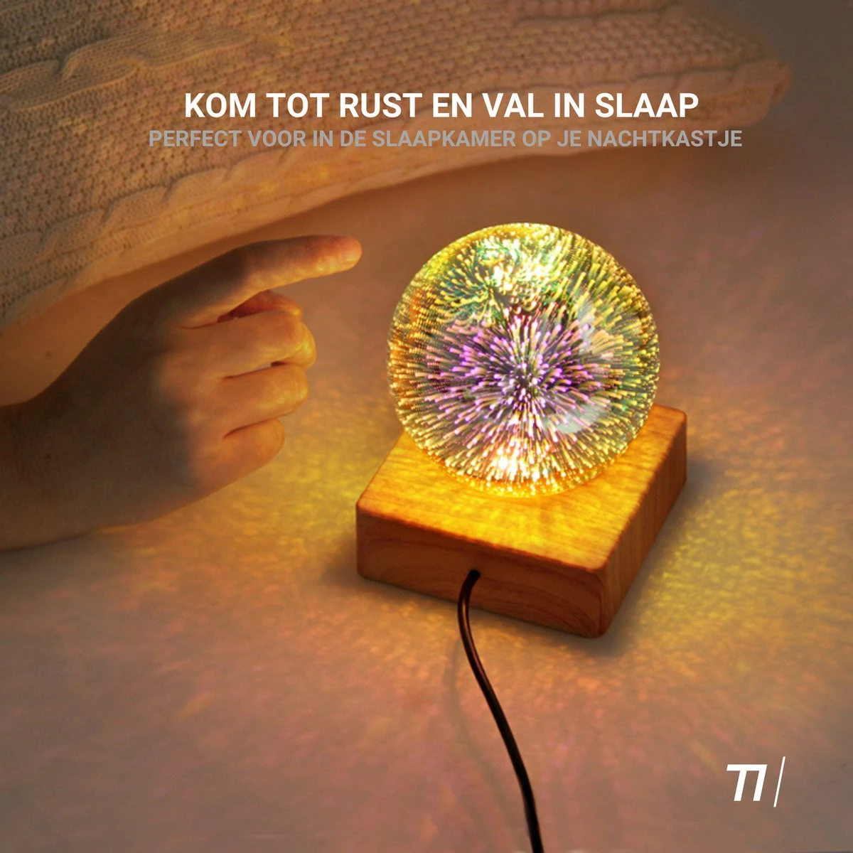 TIKKENS® Sterrenlamp 3D Nachtlamp Voor Kinderen & Baby - USB Aansluiting - Tafellamp Voor Slaapkamer - Nachtlampje - Nachtlamp - LED - Verlichting - Babykamer Nachtlampjes - Nachtlampjes 6 TIKKENS® Sterrenlamp 3D Nachtlamp Voor Kinderen & Baby - USB Aansluiting - Tafellamp Voor Slaapkamer - Nachtlampje - Nachtlamp - LED - Verlichting - Babykamer Nachtlampjes - Nachtlampjes - Afbeelding 4