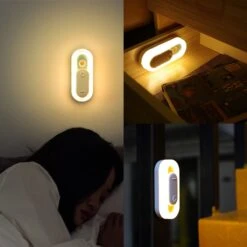 Framehack Premium Nachtlampje Met Bewegingssensor - Ophangen Zonder Te Boren/Schroeven - Wandlamp - USB Oplaadbaar - Trapverlichting - Kastverlichting - Nachtlamp - Sensor Lampje - Muurlamp - Bedlamp - Slaapkamer - Kinderkamer - Babykamer - Wit -Baby Peuter Winkel 1200x1200 1450