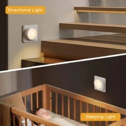 Aigostar 10B9R - LED Nachtlampje Stopcontact Met Dag/Nacht Sensor - Bedlampje - Verlichting Babykamer - 3000K - 2 Stuks -Baby Peuter Winkel 1200x1200 1459