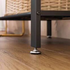 LIVILO - Garderoberek Met Kapstok - Schoenenrek - Industrieel - 183HX72B CM - Zwart -Baby Peuter Winkel 1200x1200 1480