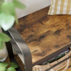 LIVILO - Garderoberek Met Kapstok - Schoenenrek - Industrieel - 183HX72B CM - Zwart -Baby Peuter Winkel 1200x1200 1485