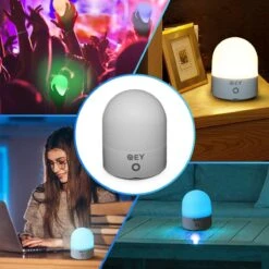 QEY - USB Oplaadbaar Nachtlampje 8 Instelbare Kleuren - LED Verlichting - Leeslamp - Tafellamp - Bedlamp Voor Baby, Kinderen & Volwassenen - Kinderkamer - Dimbaar - Touch Control - Multi Kleur & Wit Licht - RGB Nachtlamp 14 QEY - USB Oplaadbaar Nachtlampje 8 Instelbare Kleuren - LED Verlichting - Leeslamp - Tafellamp - Bedlamp Voor Baby, Kinderen & Volwassenen - Kinderkamer - Dimbaar - Touch Control - Multi Kleur & Wit Licht - RGB Nachtlamp -Baby Peuter Winkel 1200x1200 1520