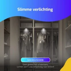 LED Nachtlampje Met Bewegingssensor - 6-PACK - Voor Volwassenen En Kinderen - Lamp Op Batterijen - Kastverlichting - Trapverlichting - Wandlamp Binnen - Kastlamp -Baby Peuter Winkel 1200x1200 1569