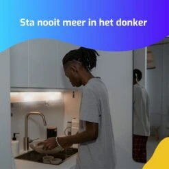 LED Nachtlampje Met Bewegingssensor - 6-PACK - Voor Volwassenen En Kinderen - Lamp Op Batterijen - Kastverlichting - Trapverlichting - Wandlamp Binnen - Kastlamp -Baby Peuter Winkel 1200x1200 1571