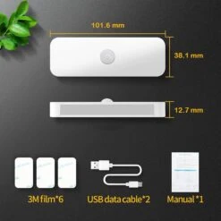 Nachtlamp Met Bewegingssensor - USB Oplaadbaar - Warm Licht - Kastverlichting -Baby Peuter Winkel 1200x1200 1586