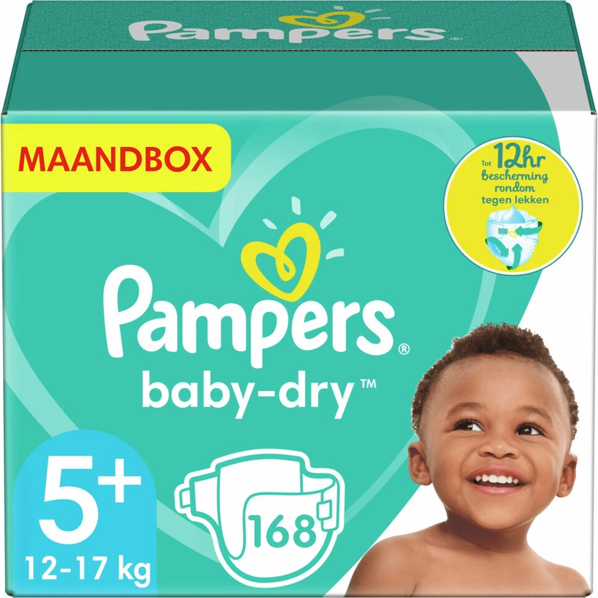 Pampers® Pampers - Baby Dry - Maat 5+ - Maandbox- 168 Luiers 3 Pampers® Pampers - Baby Dry - Maat 5+ - Maandbox- 168 Luiers