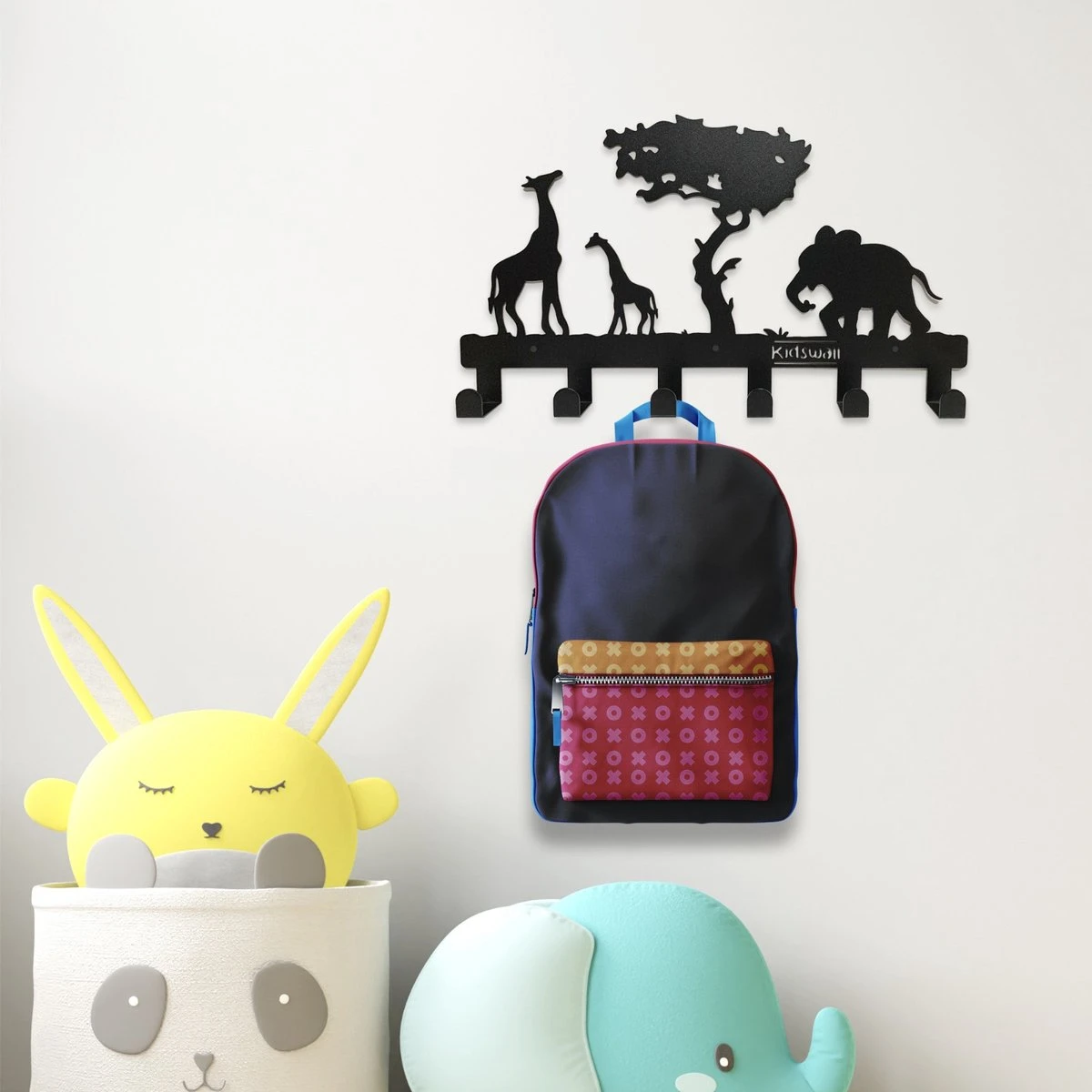 Kinderkapstok - Safari - Kinderkapstok Haakjes - Babykamer Kapstokken - Babykamer - 6 Haken – Design Kapstokken - Inclusief Bevestigingsmateriaal – Wandkapstok - Babykameraccessoires - Kinderkamer Haakjes - Zwart - Modern 4 Kinderkapstok - Safari - Kinderkapstok Haakjes - Babykamer Kapstokken - Babykamer - 6 Haken – Design Kapstokken - Inclusief Bevestigingsmateriaal – Wandkapstok - Babykameraccessoires - Kinderkamer Haakjes - Zwart - Modern - Afbeelding 2