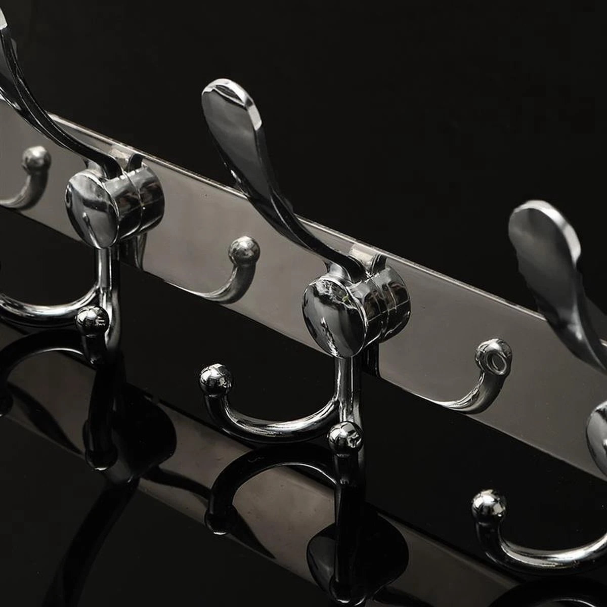 Merkloos Parya Home - 15-Haaks Wandkapstok - Muur / Wand Kapstok - Hangende Design Muurkapstok - Handdoekrek - RVS / Chroom 11 Merkloos Parya Home - 15-Haaks Wandkapstok - Muur / Wand Kapstok - Hangende Design Muurkapstok - Handdoekrek - RVS / Chroom - Afbeelding 9