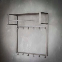 Merkloos DePauwWonen - Industrial 2x6 Haken Roede -hoedenplank Kapstok - LxBxH = 80 X 30 X 89cm - Grijs - Hangkapstok, Kapstok Haken, Hangend, Industrieel, Wandkapstok 12 Merkloos DePauwWonen - Industrial 2x6 Haken Roede -hoedenplank Kapstok - LxBxH = 80 X 30 X 89cm - Grijs - Hangkapstok, Kapstok Haken, Hangend, Industrieel, Wandkapstok -Baby Peuter Winkel 1200x1200 1622