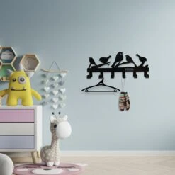 Kinderkapstok - Vogels - Kinderkapstok Haakjes - Babykamer Kapstokken - Babykamer - 6 Haken – Design Kapstokken - Inclusief Bevestigingsmateriaal – Wandkapstok - Babykameraccessoires - Kinderkamer Haakjes - Zwart - Modern 9 Kinderkapstok - Vogels - Kinderkapstok Haakjes - Babykamer Kapstokken - Babykamer - 6 Haken – Design Kapstokken - Inclusief Bevestigingsmateriaal – Wandkapstok - Babykameraccessoires - Kinderkamer Haakjes - Zwart - Modern -Baby Peuter Winkel 1200x1200 1633