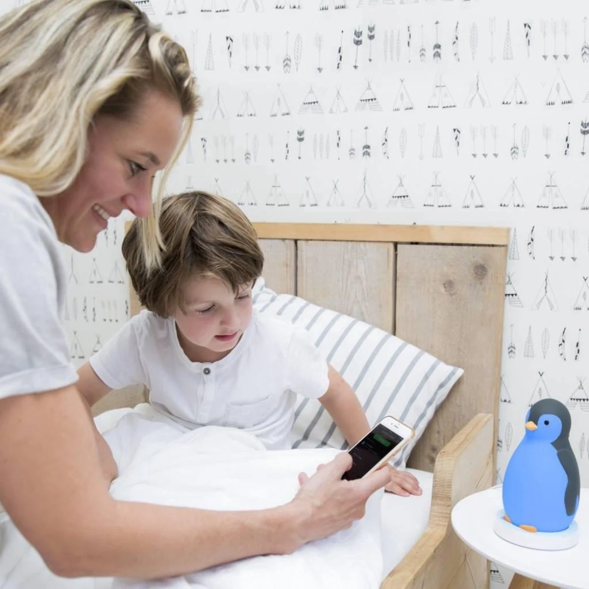 Zazu Pam Slaaptrainer - Met Bluetooth Speaker En Nachtlamp Functie - Wit / Blauw 5 Zazu Pam Slaaptrainer - Met Bluetooth Speaker En Nachtlamp Functie - Wit / Blauw - Afbeelding 3