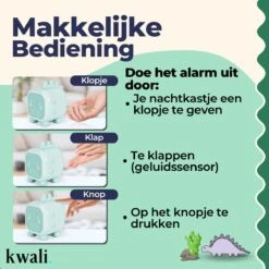 Kwali.® Slaaptrainer Kinderen - Kinderwekker - Nachtlampje Kinderen - Dino 22 Kwali.® Slaaptrainer Kinderen - Kinderwekker - Nachtlampje Kinderen - Dino -Baby Peuter Winkel 1200x1200 1693