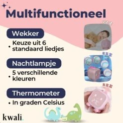 Kwali.® Slaaptrainer Kinderen - Kinderwekker - Nachtlampje Kinderen - Roze Dino 19 Kwali.® Slaaptrainer Kinderen - Kinderwekker - Nachtlampje Kinderen - Roze Dino -Baby Peuter Winkel 1200x1200 1724