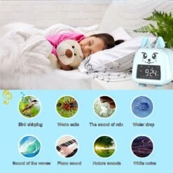 Konijn Slaaptrainer - Kinderwekker - Slaaptrainer Kind - Oplaadbaar - Dimfunctie - Kinderslot - Met Nachtlamp En Wekker -Baby Peuter Winkel 1200x1200 1737