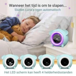 Merkloos Slaaptrainer Met Nachtlampje - Kinderwekker Wake Up Light - Nachtlampje Met Slaapmuziek -Baby Peuter Winkel 1200x1200 1795