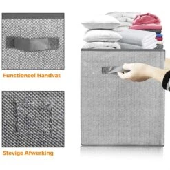 Posity Speelgoedkist - Speelgoedmand - Speelgoeddoos- Opbergmand Voor Speelgoed -Met Deksel In Het Grijs -Baby Peuter Winkel 1200x1200 1859